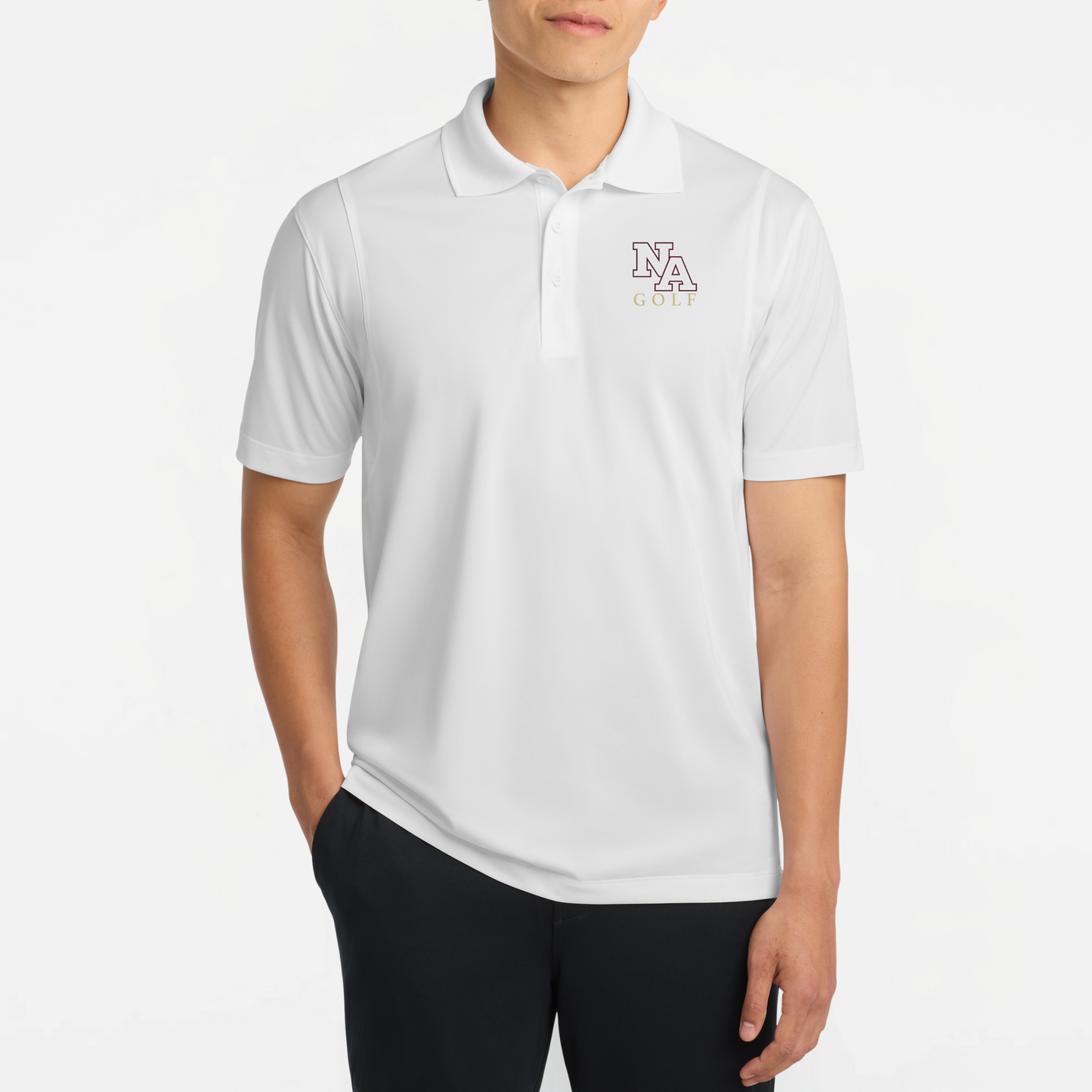 NAGolf: Embroidered, Micropique Tech Polo