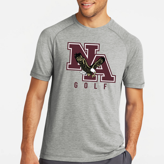 NAGOLF: Raglan Triblend Tech T-Shirt