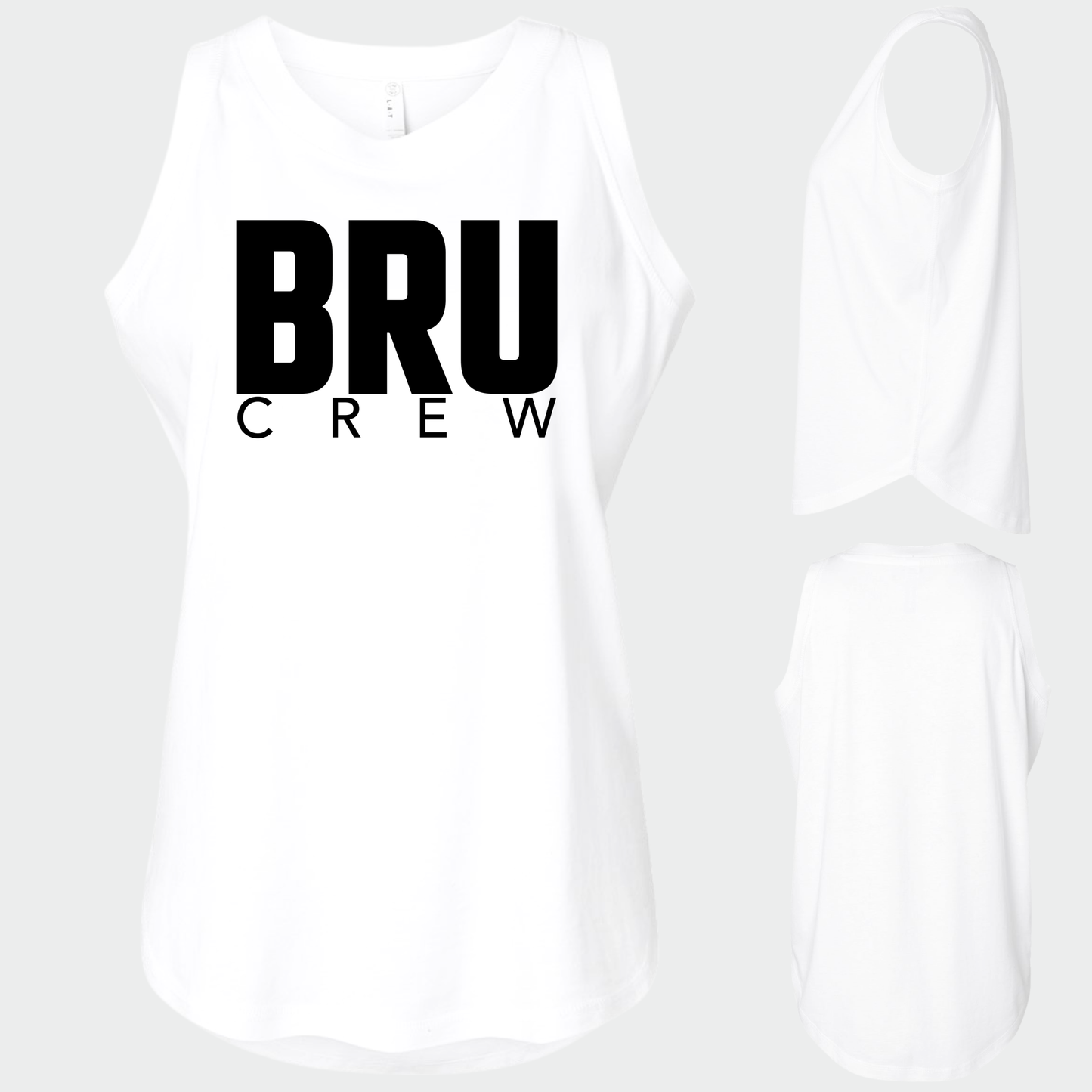 BRUINS: BRU Crew Women's & Girls Muscle Tank Top