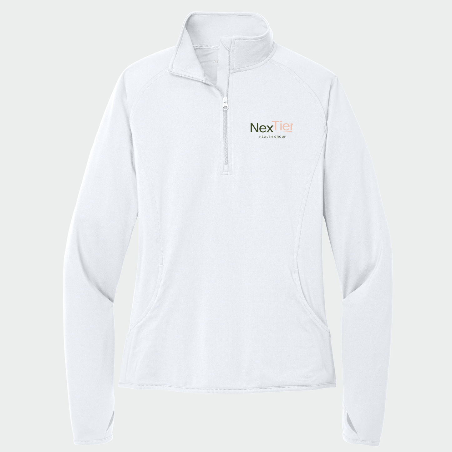 Nextier: Embroidered Women's Quarter Zip Long Sleeve Tech Pullover