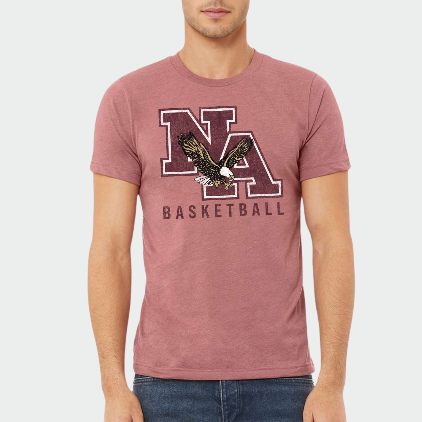 NAGTB: NA Basketball *Distressed Print* T-Shirt
