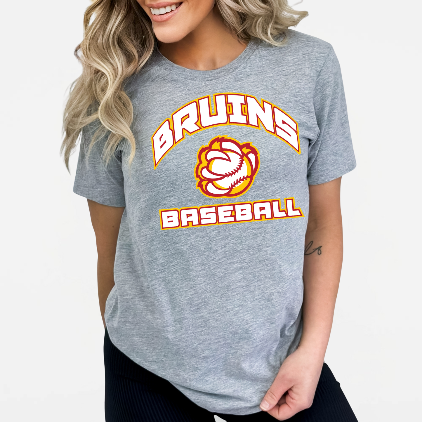 BRUINS: Baseball Claw Blended T-Shirt