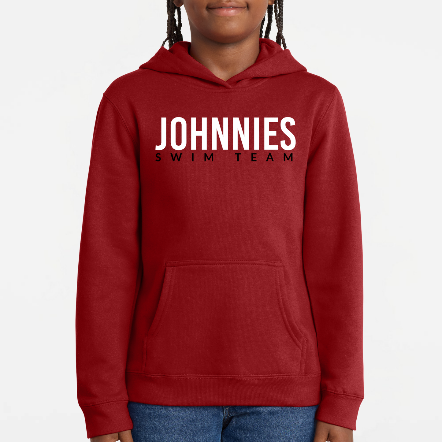 JS: Johnnies Swim Team Hooded Sweatshirt