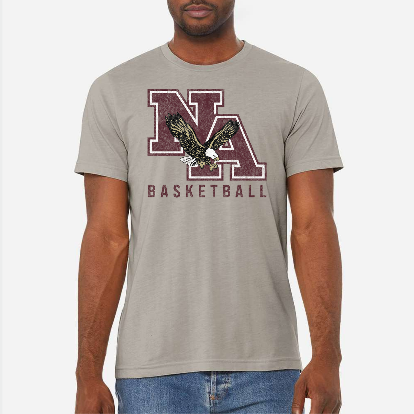 NAGTB: NA Basketball *Distressed Print* T-Shirt