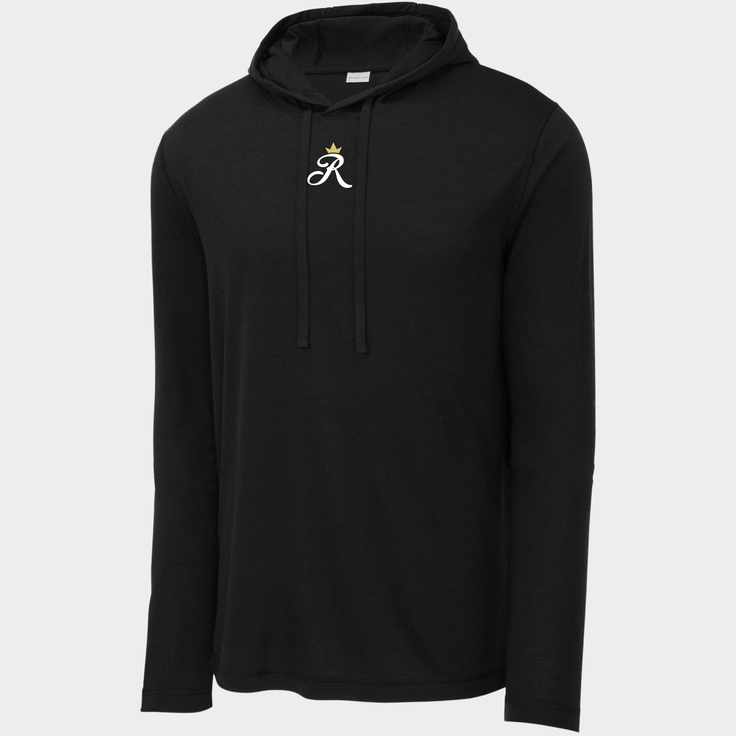 TCR: Crown R, Long Sleeve Triblend Tech Hoodie