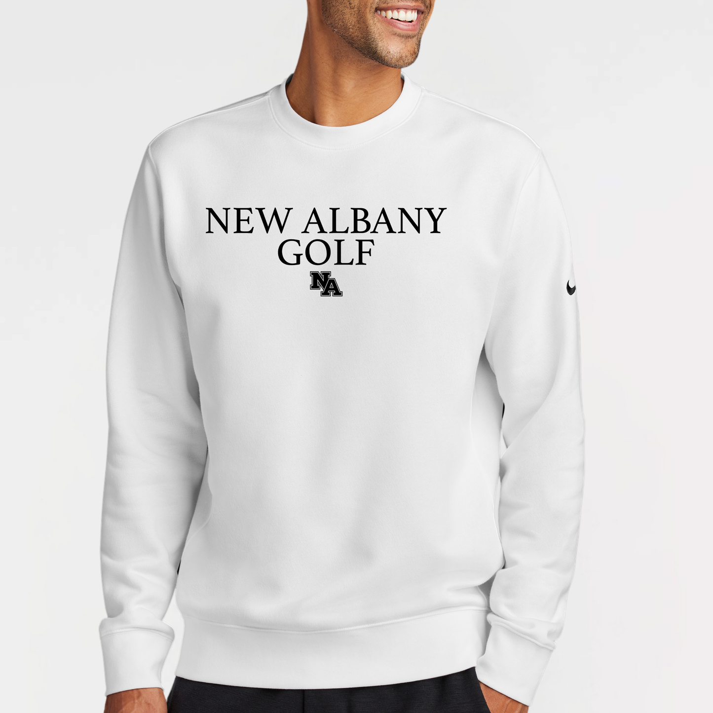 NAGolf: 3D Embroidered, Club Fleece Crew