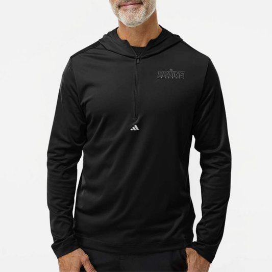 BRUINS: Lightweight Hooded Quarter-Zip Pullover