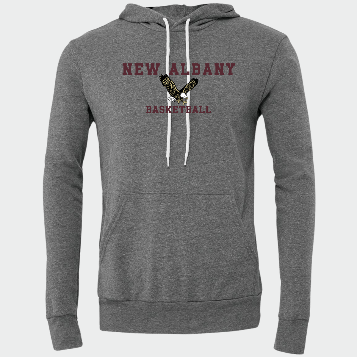NAGTB: New Albany Basketball, Sponge Fleece Hooded Sweatshirt