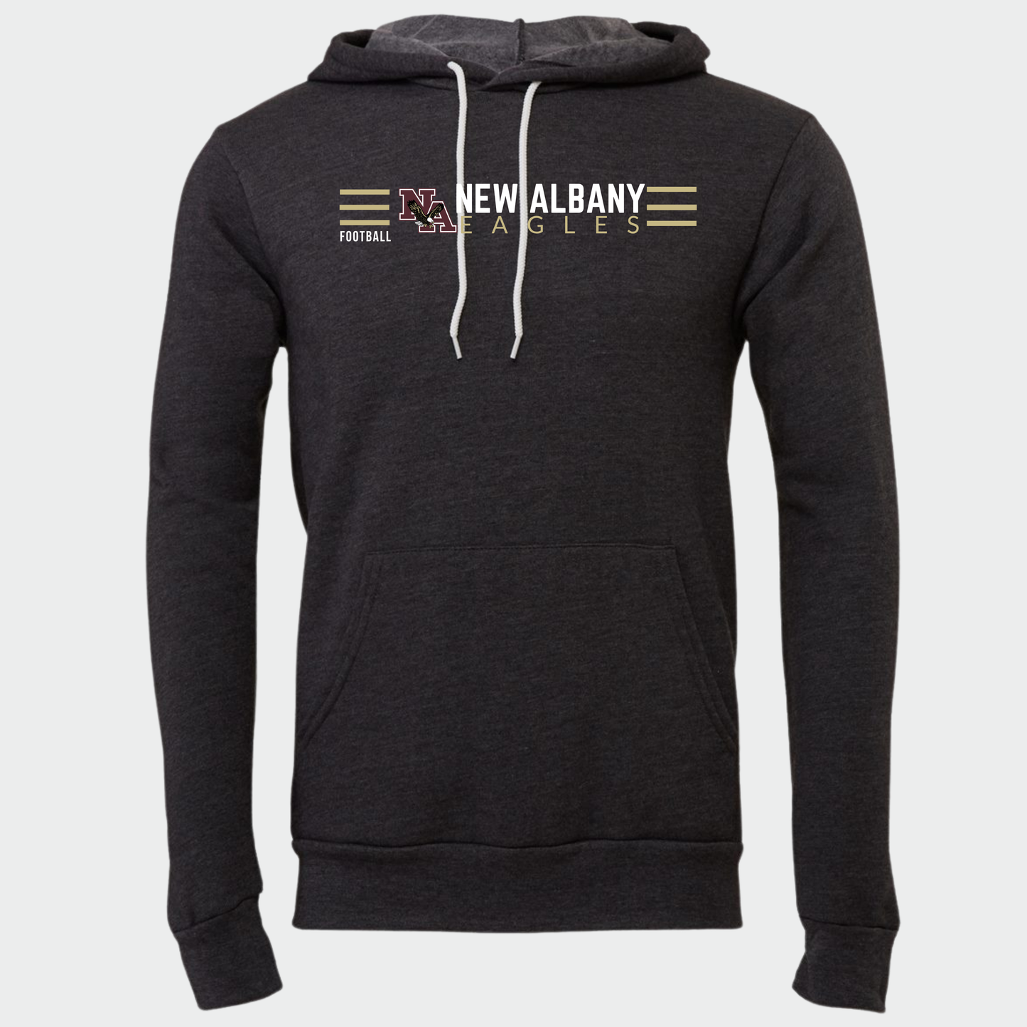 NAFOOTBALL: Sponge Fleece Hooded Sweatshirt