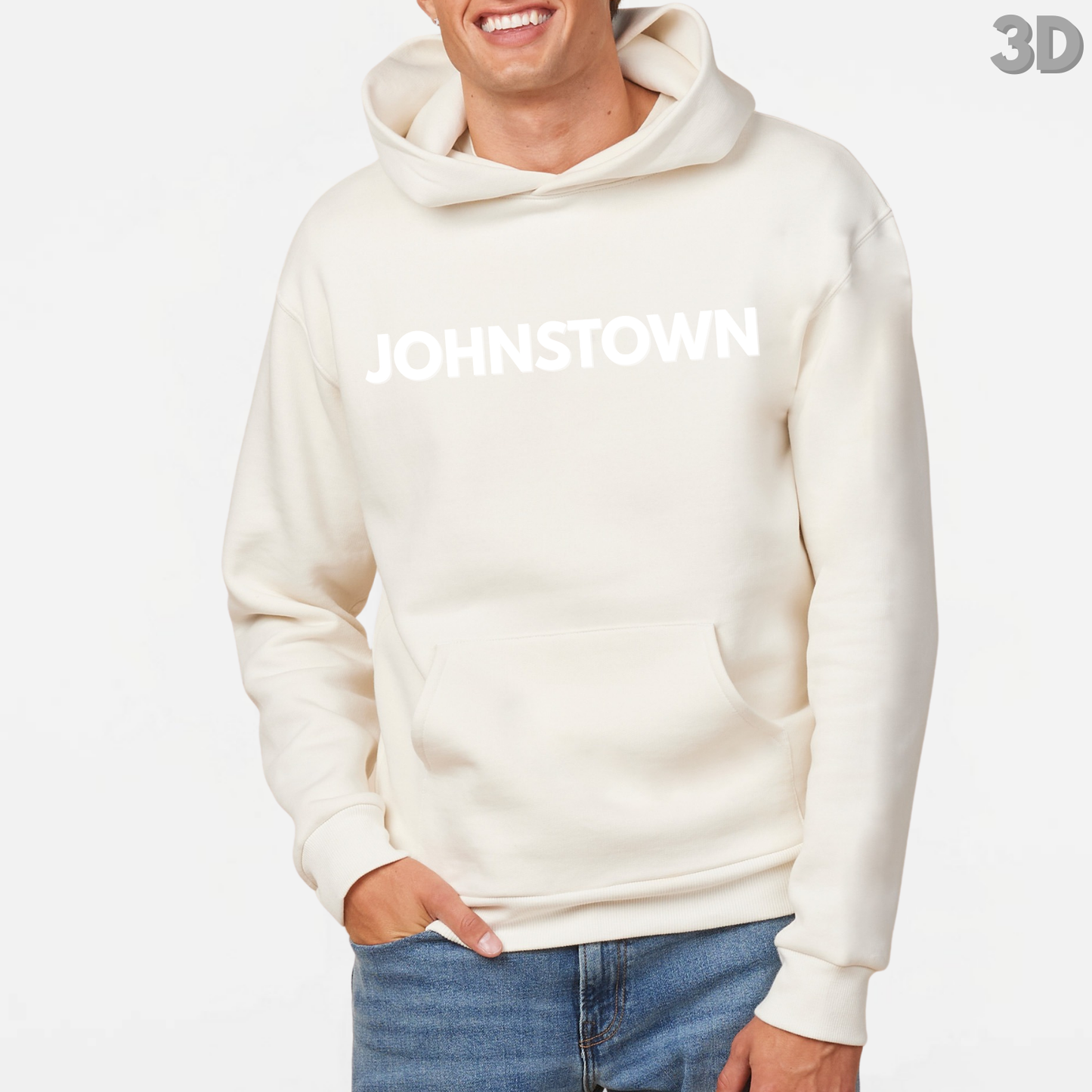 JYAA: Johnstown 3D Printed Heavyweight Hooded Sweatshirt