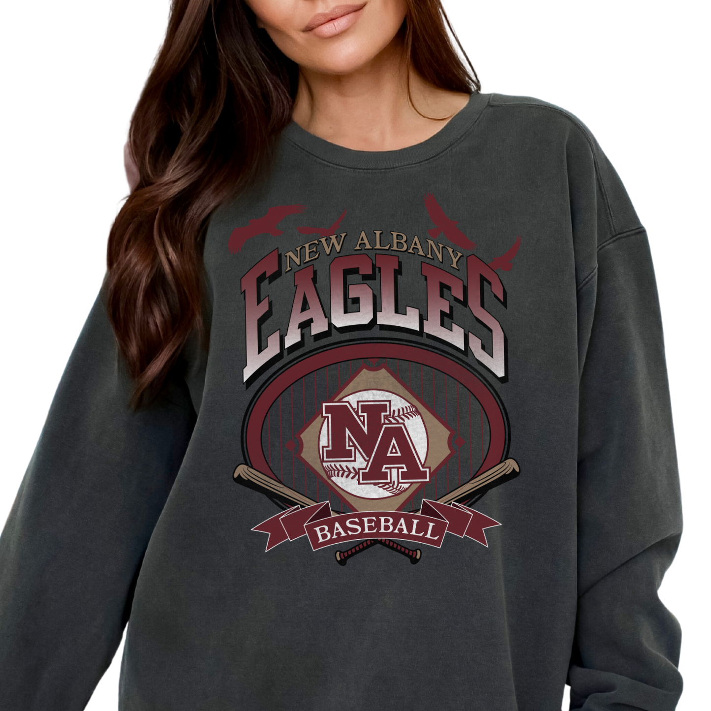 Vintage Collection: Eagles Baseball Sweatshirt