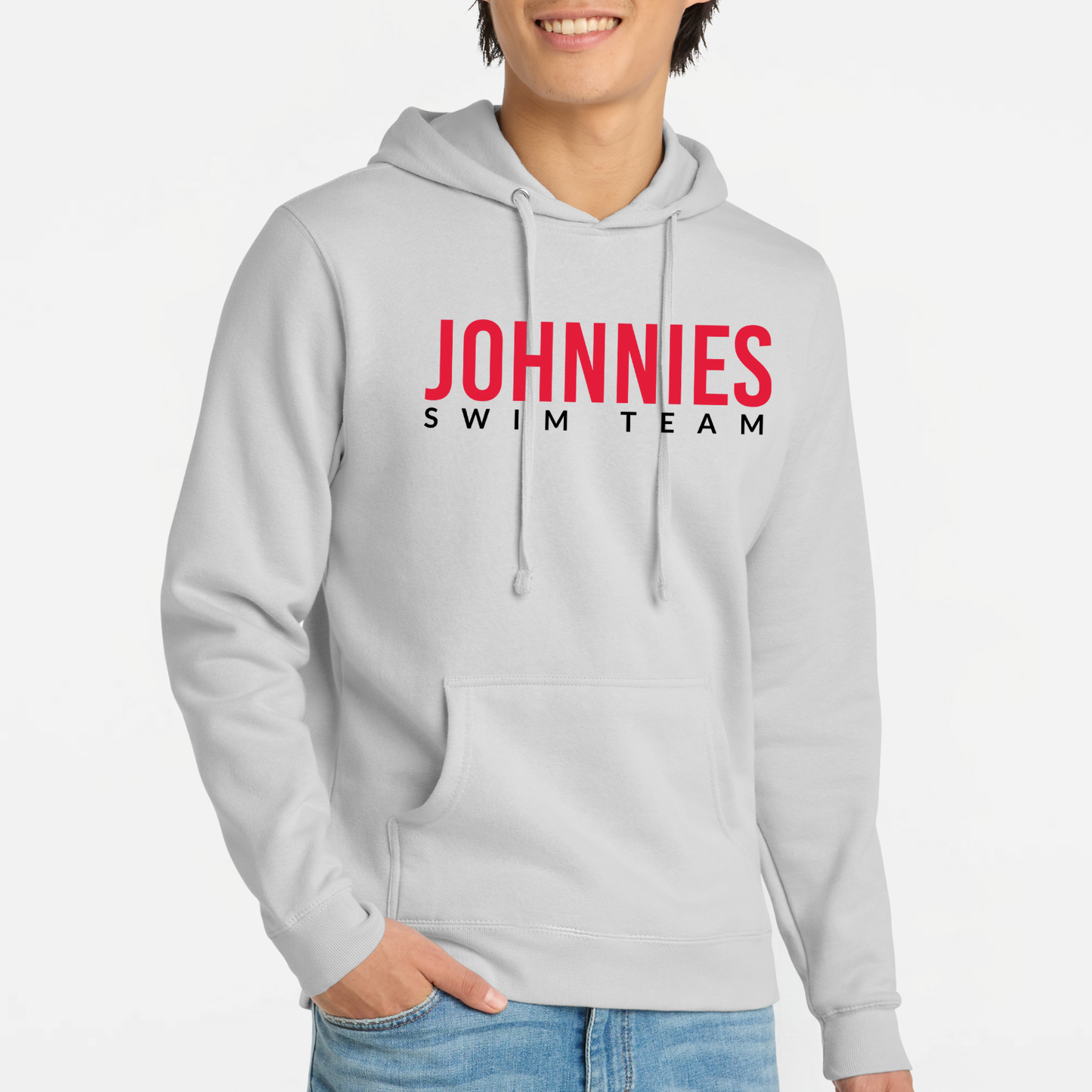 JS: Johnnies Swim Team Hooded Sweatshirt