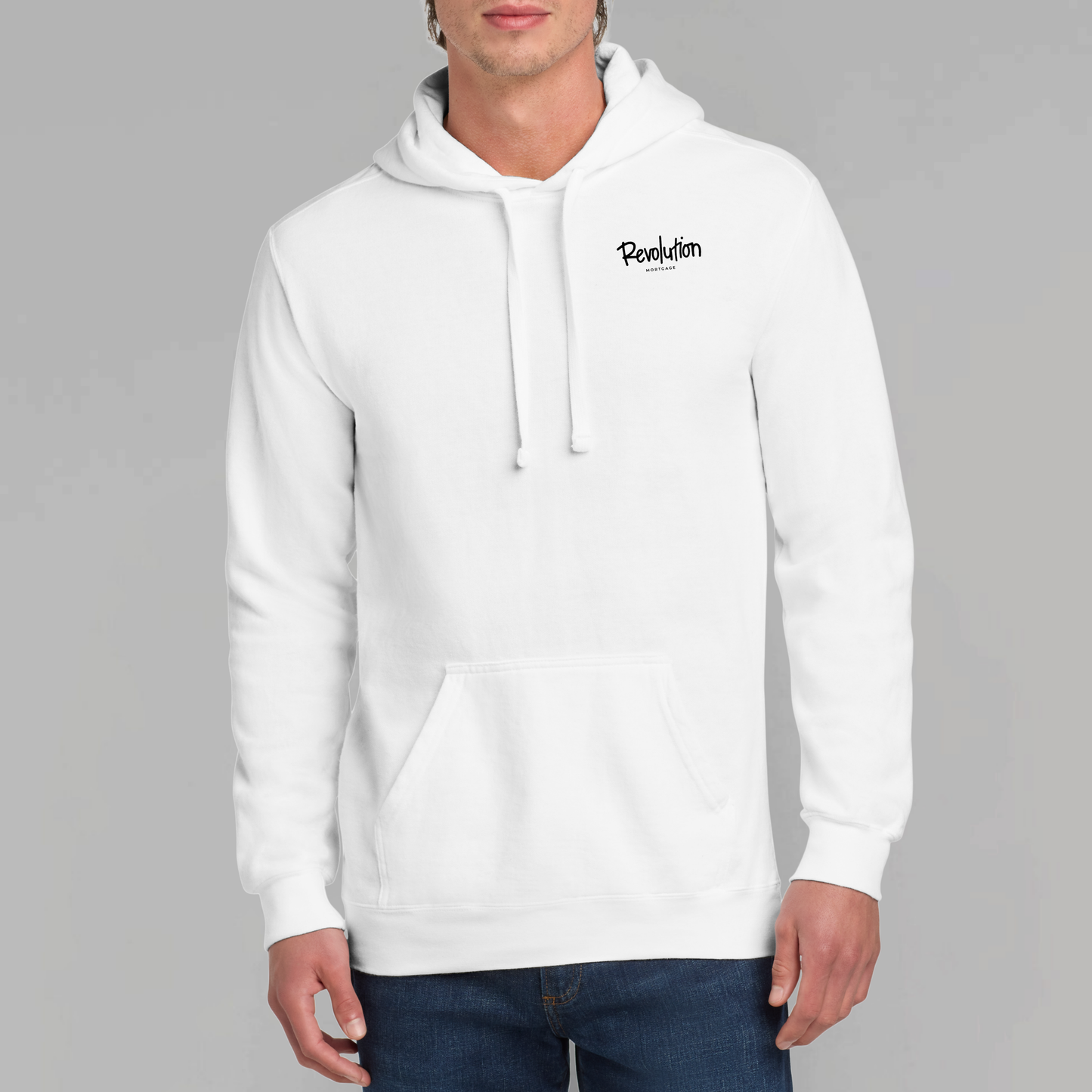 Revolution Mortgage: Embroidered, Comfort Colors® Hooded Sweatshirt