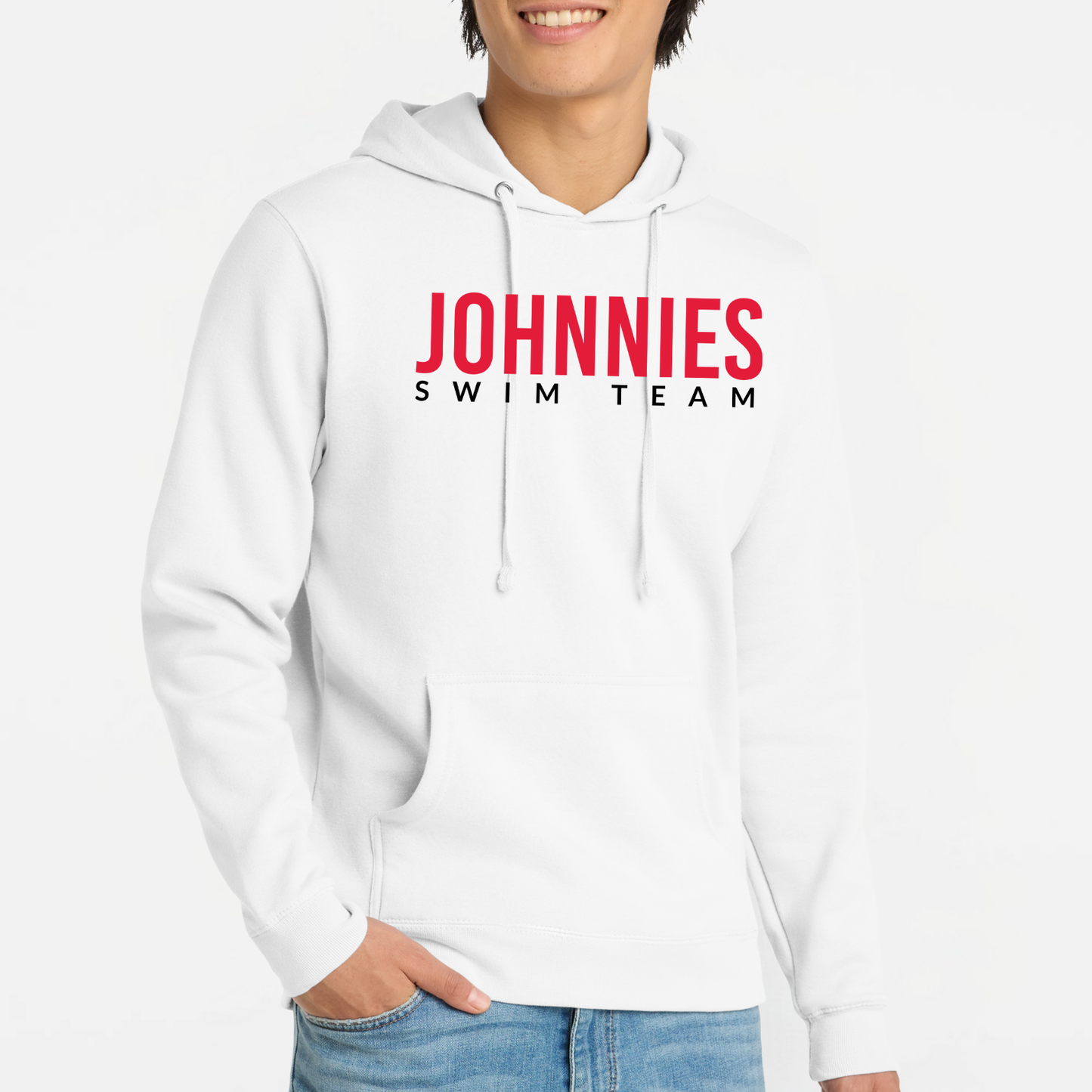 JS: Johnnies Swim Team Hooded Sweatshirt