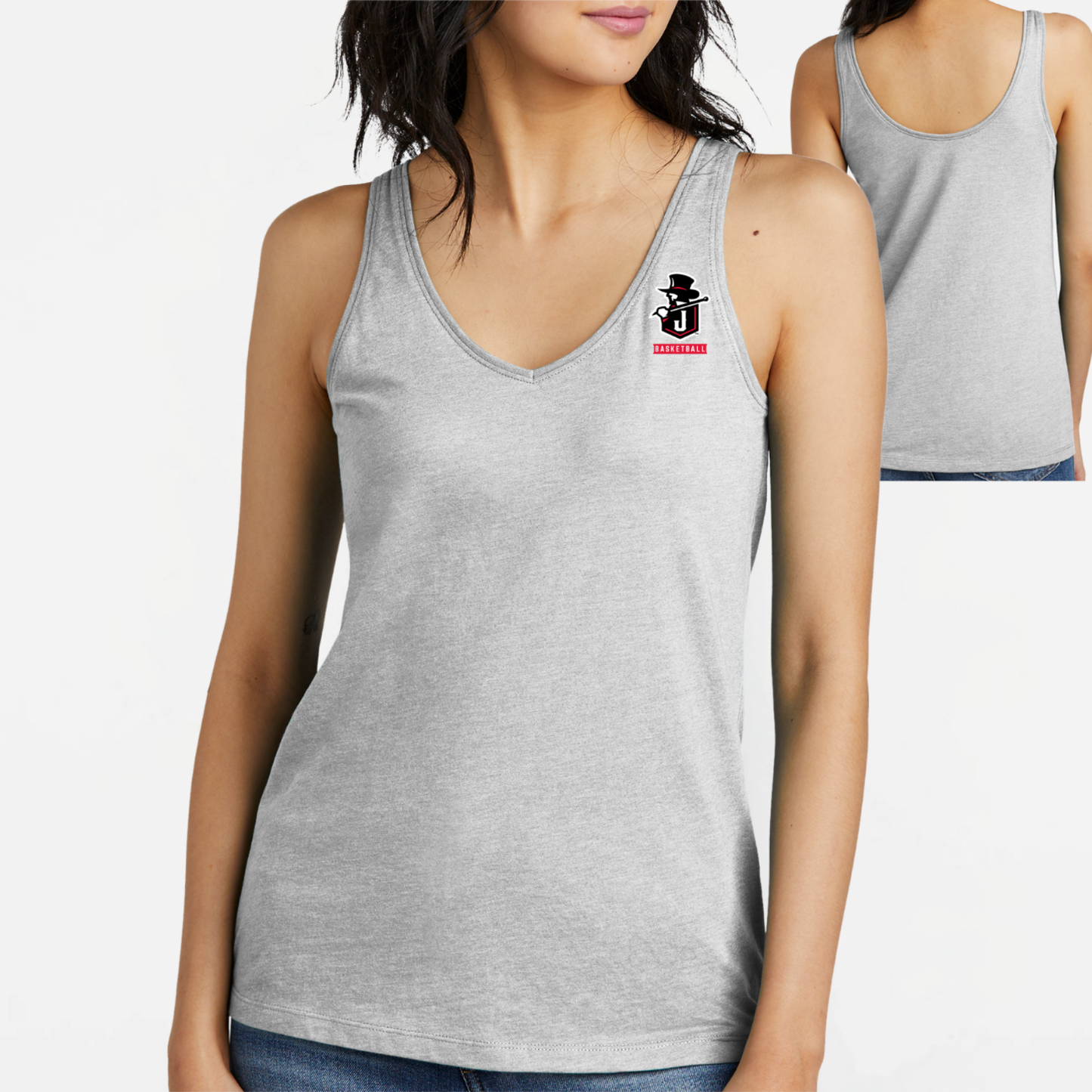 JYAA: Johnstown Basketball Women's CVC V-Neck Tank Top