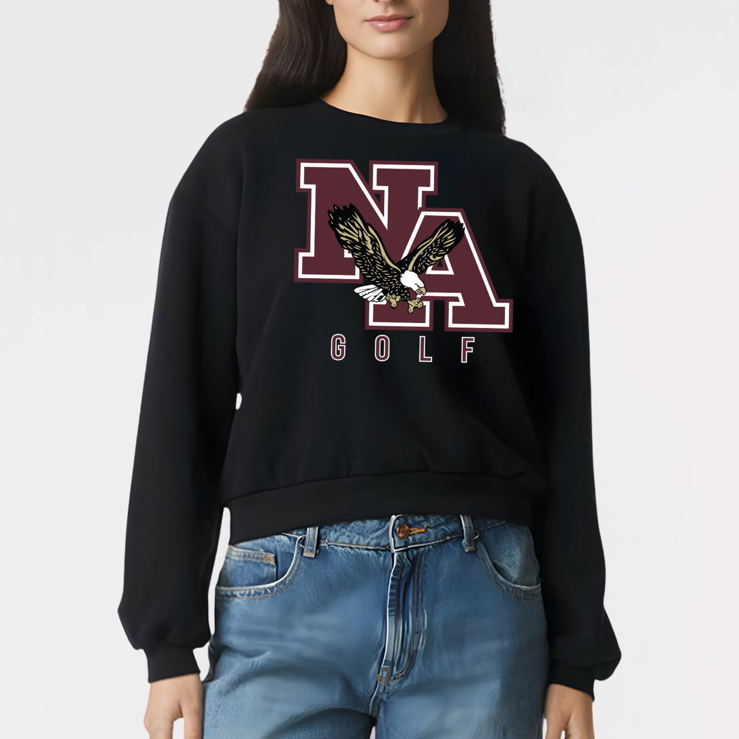 NAGOLF: Women's Reflex Fleece Crew Sweatshirt
