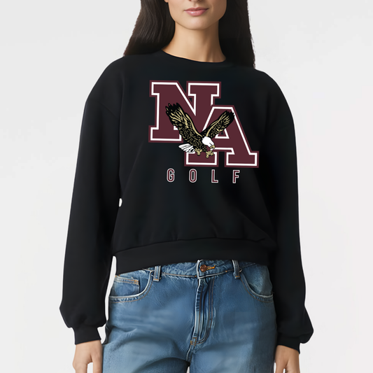 NAGOLF: Women's Reflex Fleece Crew Sweatshirt