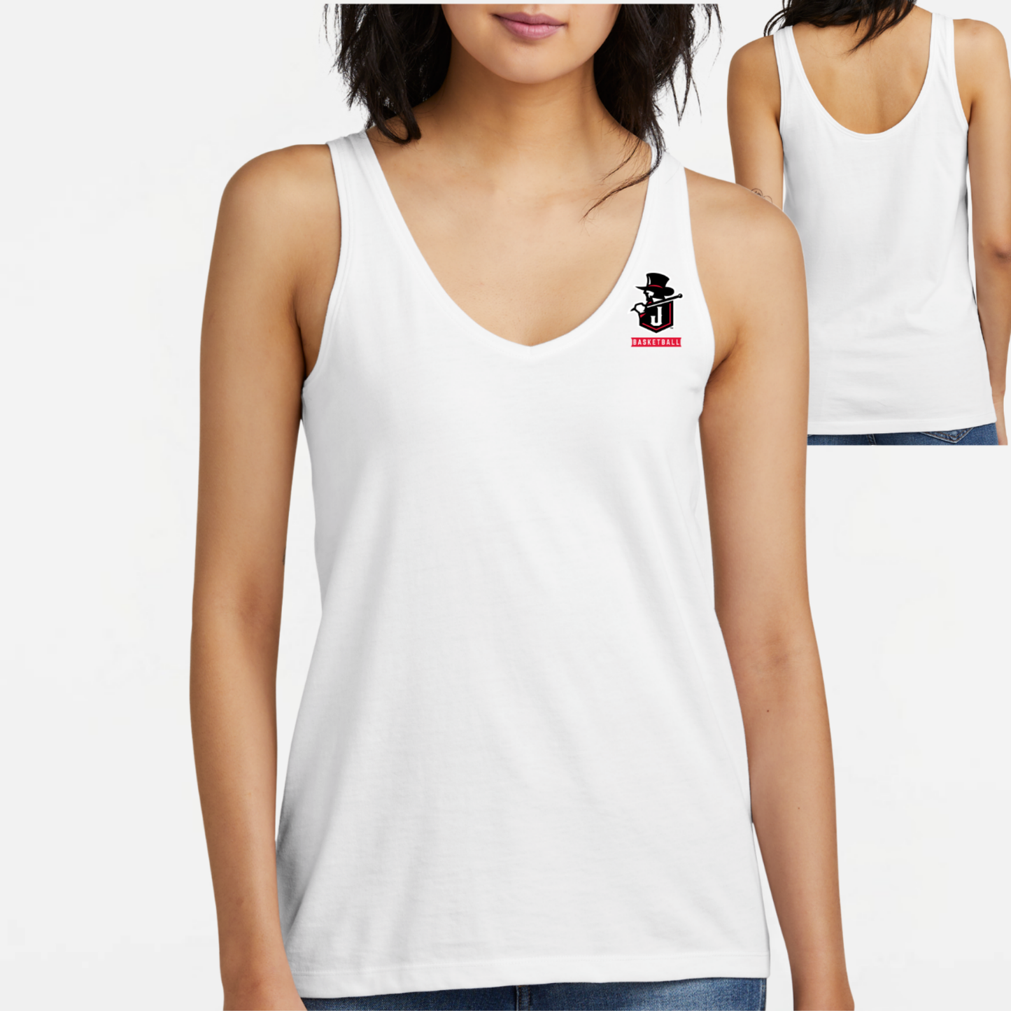 JYAA: Johnstown Basketball Women's CVC V-Neck Tank Top