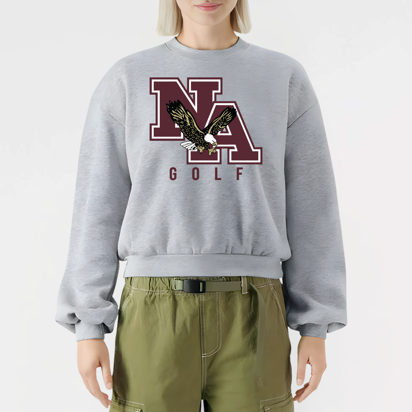 NAGOLF: Women's Reflex Fleece Crew Sweatshirt