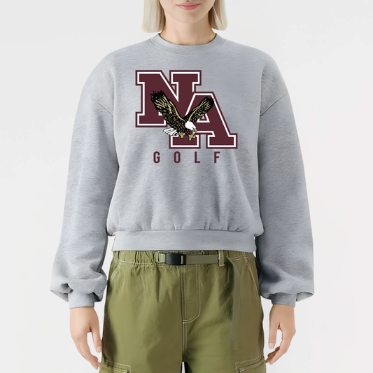 NAGOLF: Women's Reflex Fleece Crew Sweatshirt
