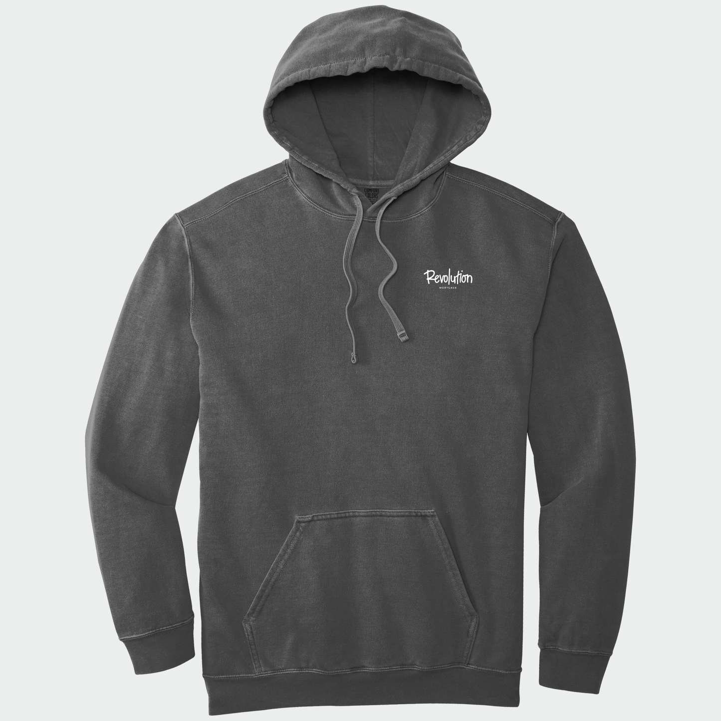 Revolution Mortgage: Embroidered, Comfort Colors® Hooded Sweatshirt