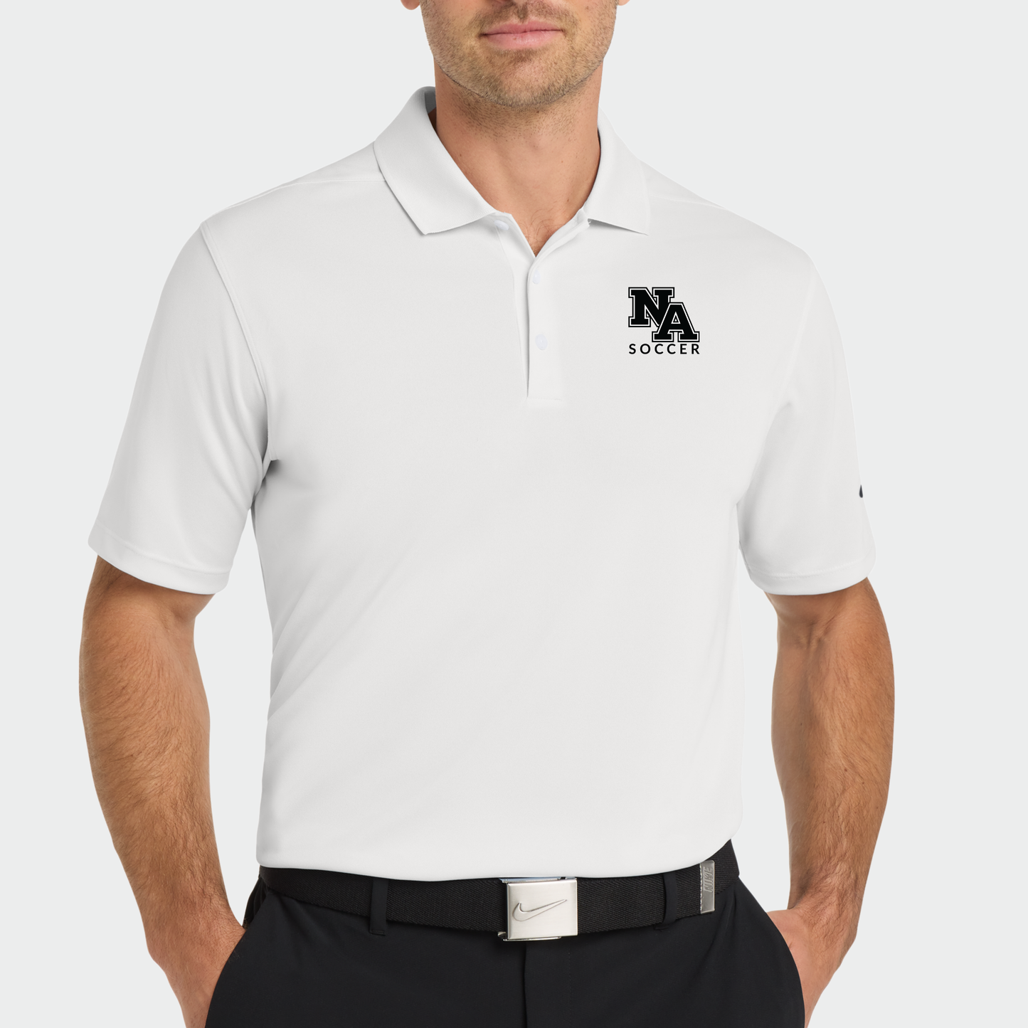 NAGS: NA Soccer, Embroidered, Nike Micro-Pique Polo