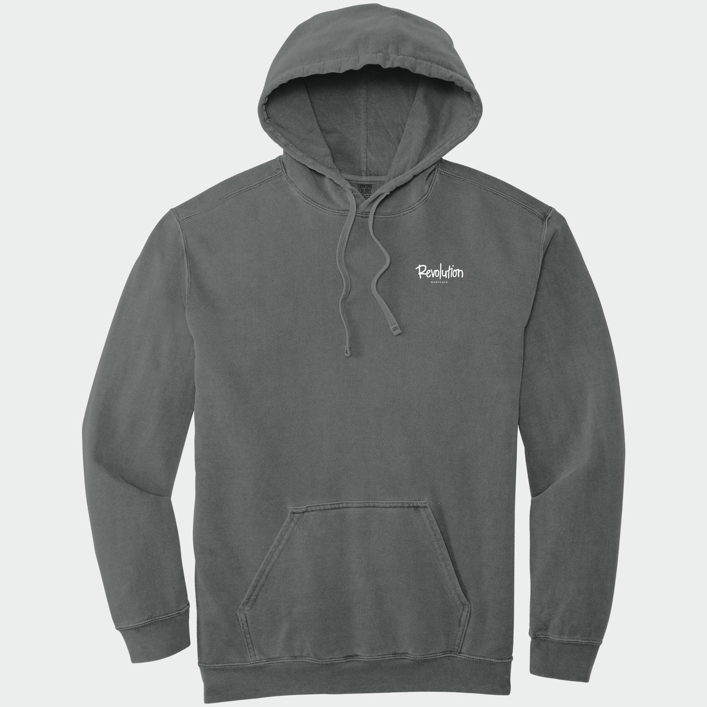 Revolution Mortgage: Embroidered, Comfort Colors® Hooded Sweatshirt