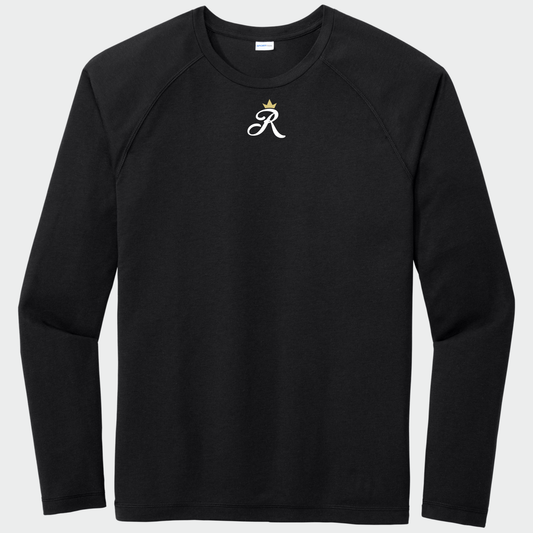 TCR: Crown R, Long Sleeve Triblend Tech Tee