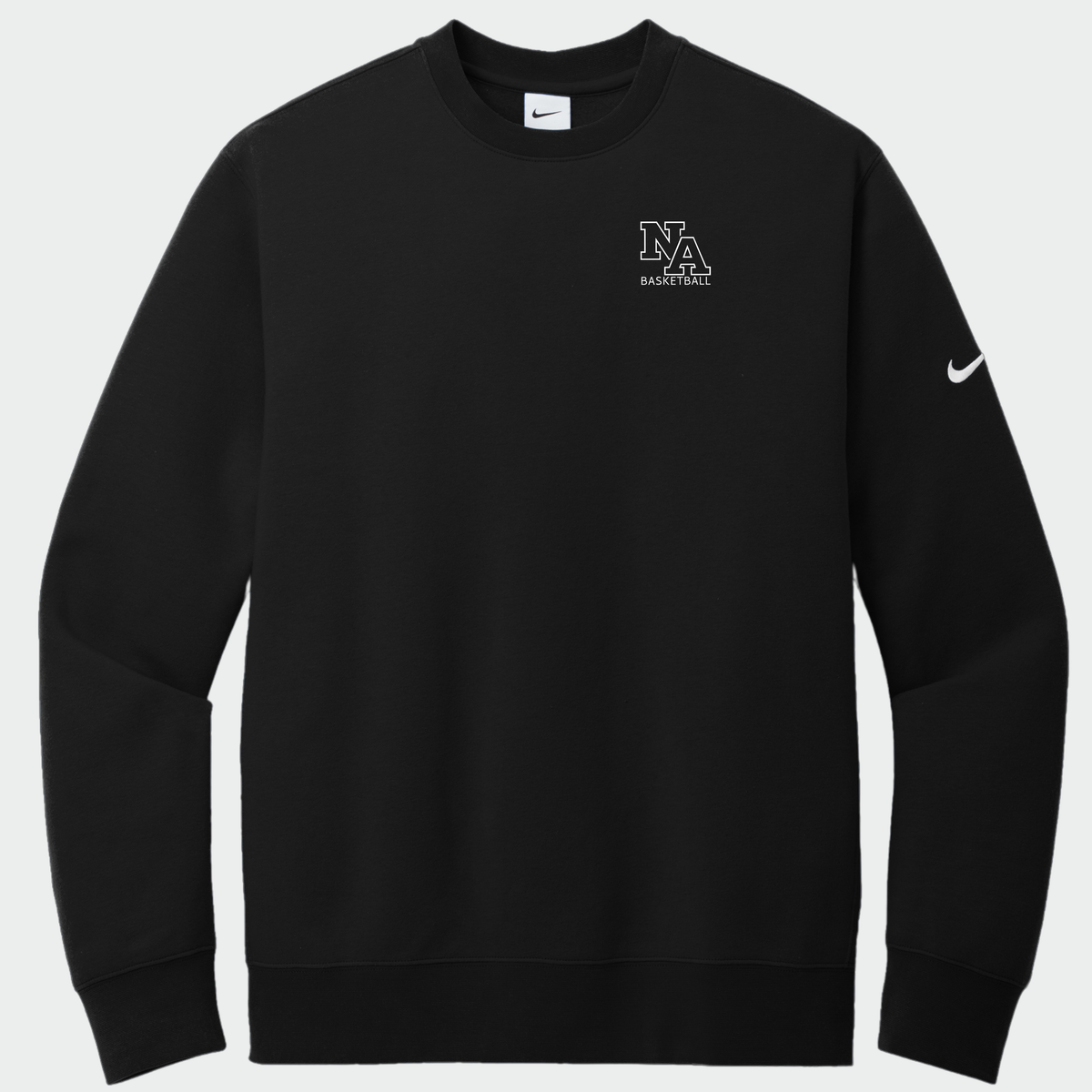 NAGTB: NA Basketball, Embroidered, Club Fleece Crew