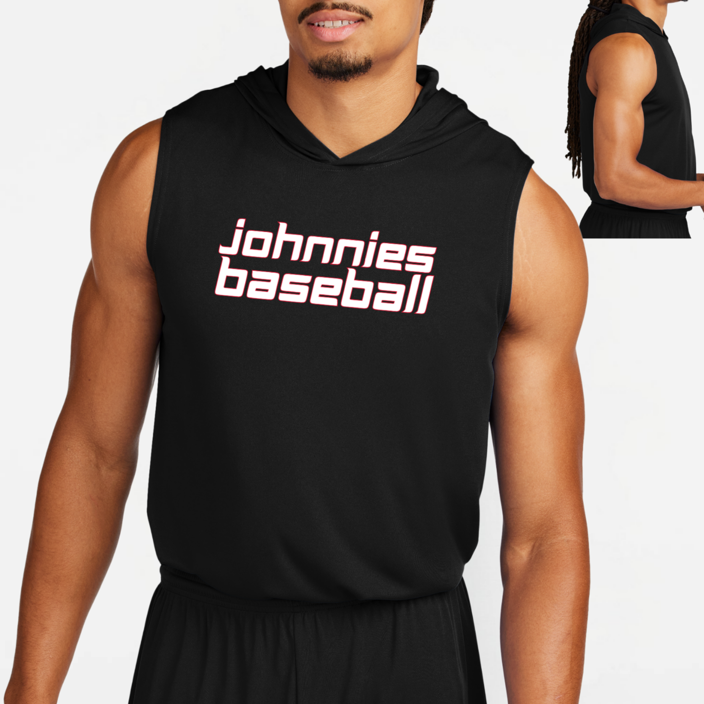 JYAA: Johnnies *Pick Your Sport* Sleeveless Hooded Tech T-Shirt