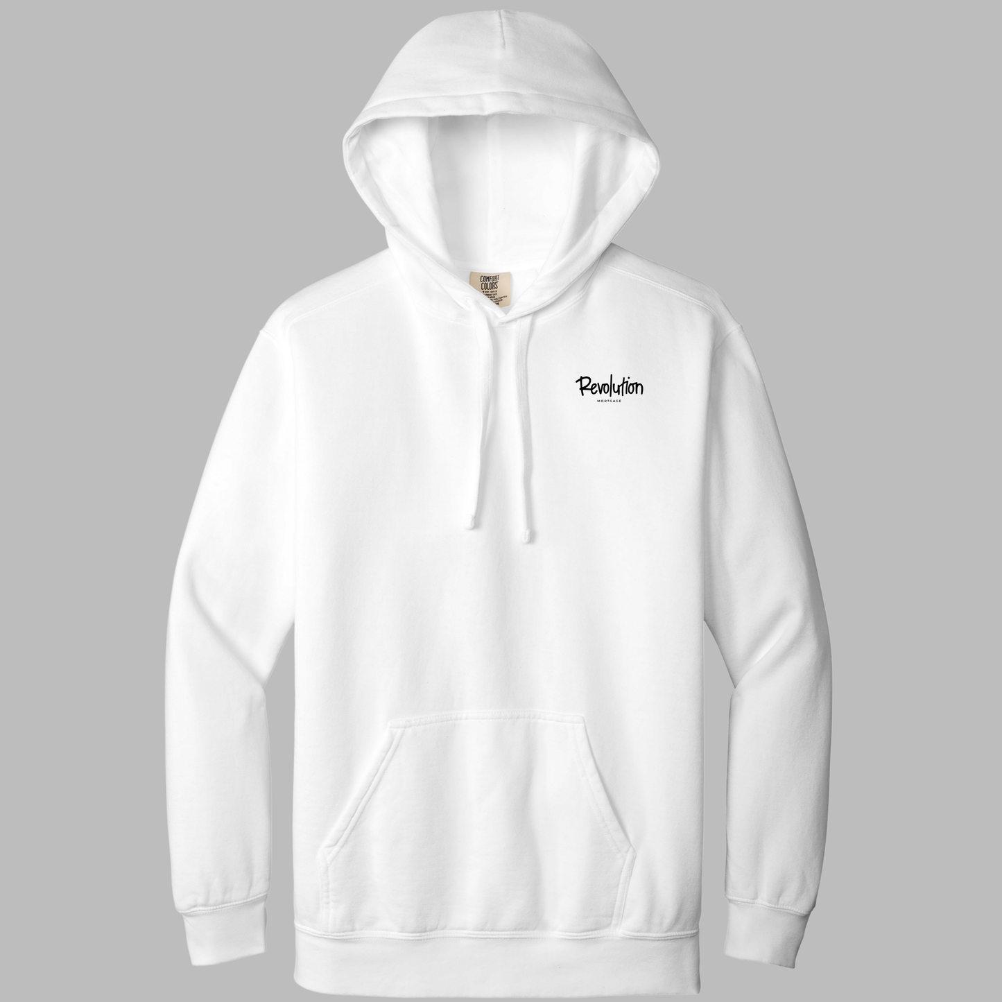 Revolution Mortgage: Embroidered, Comfort Colors® Hooded Sweatshirt