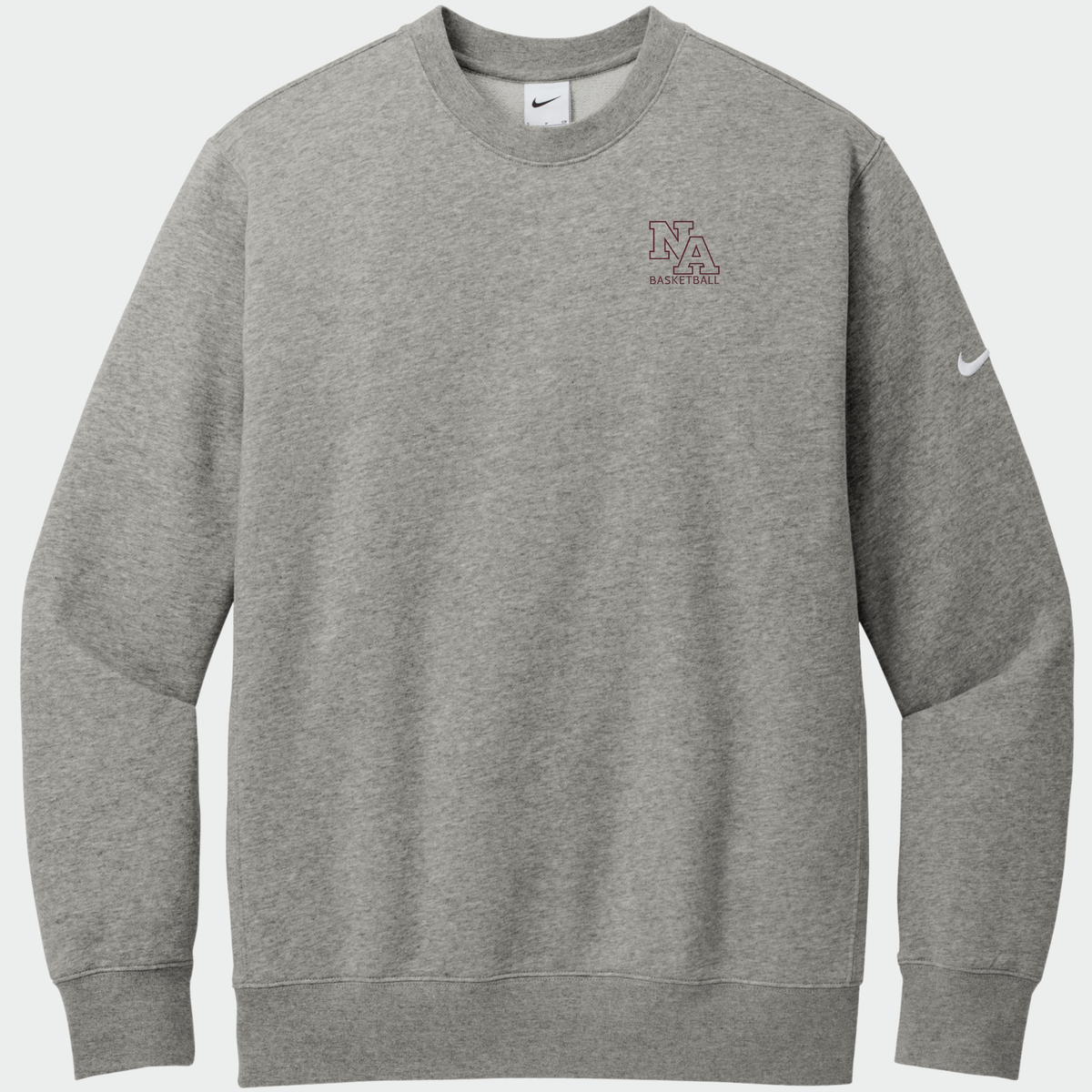 NAGTB: NA Basketball, Embroidered, Club Fleece Crew