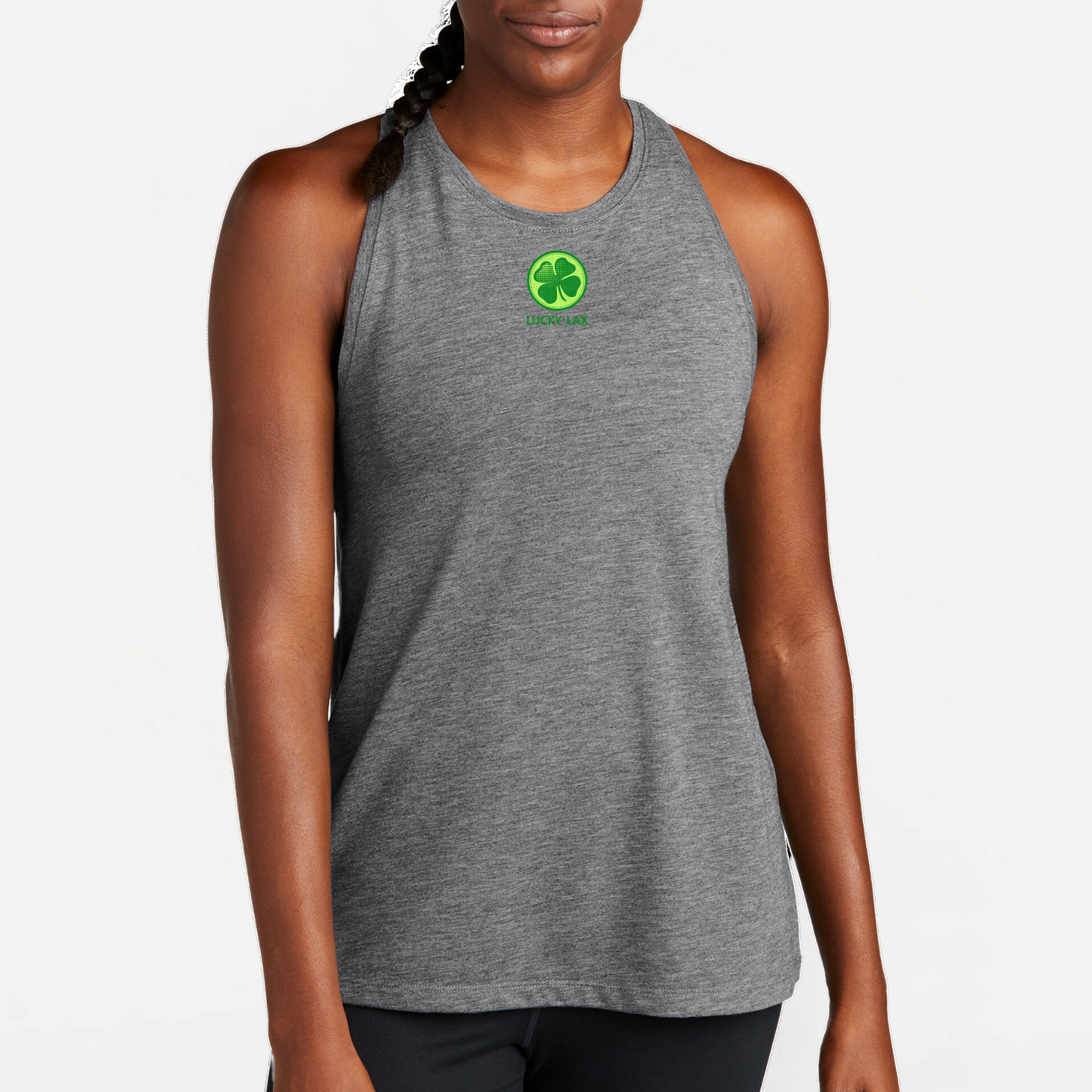 LuckyLax: Women's Triblend Tech Tank Top