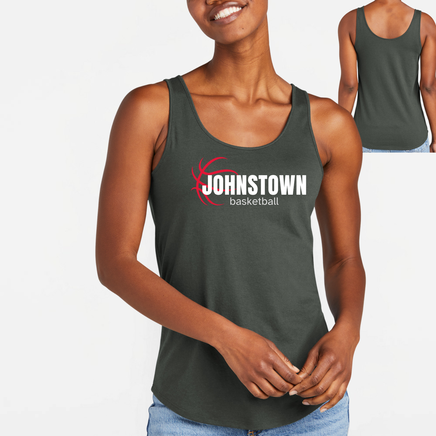 JYAA: Johnstown Basketball Women's Triblend Tank Top