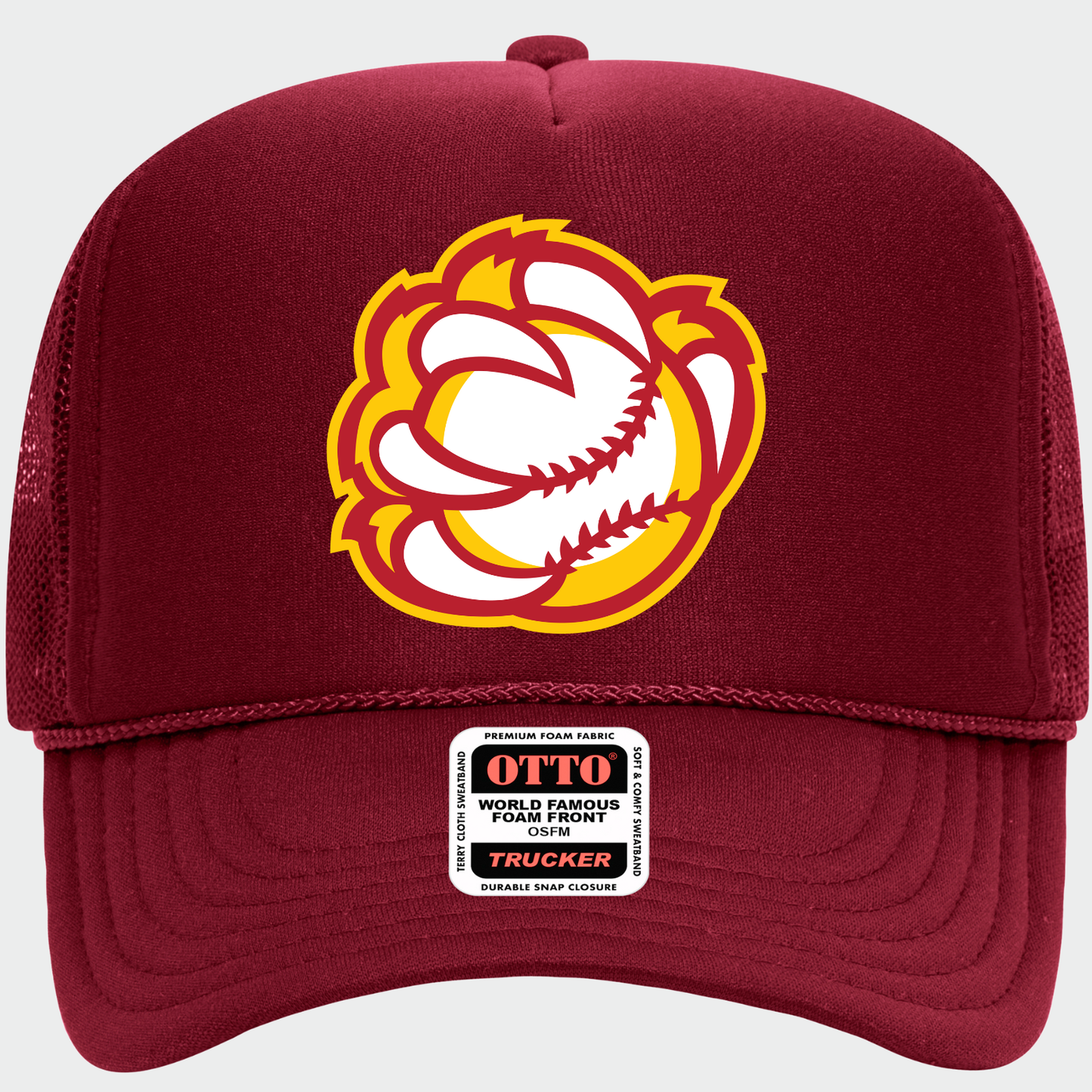 BRUINS: Baseball Claw Foam Trucker Hat