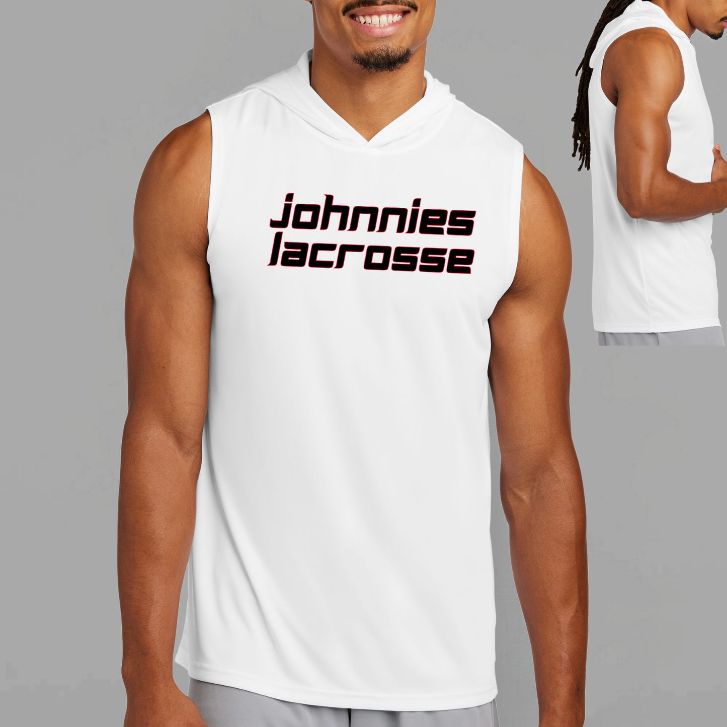 JYAA: Johnnies *Pick Your Sport* Sleeveless Hooded Tech T-Shirt