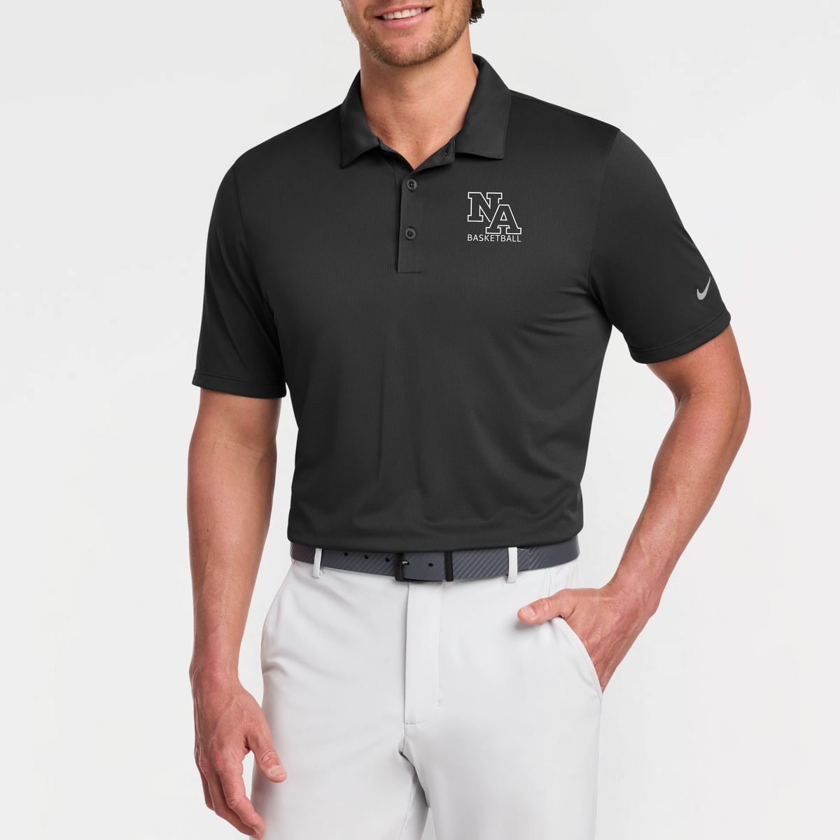 NAGTB: NA Basketball, Embroidered, Nike Dri-FIT Legacy Polo