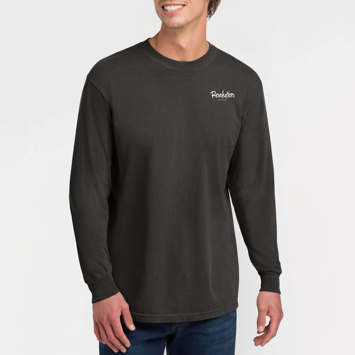 Revolution Mortgage: Embroidered, Comfort Colors® Long Sleeve Tee