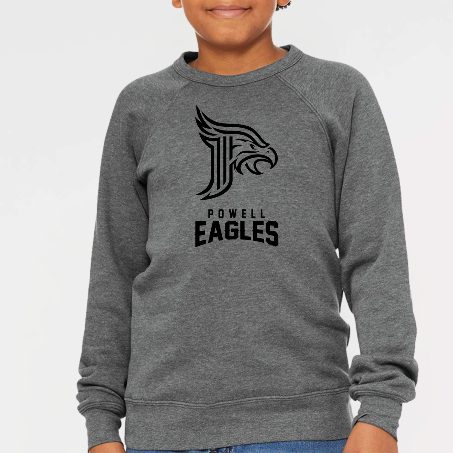 Powell Eagles: Sponge Fleece Crew Sweatshirt