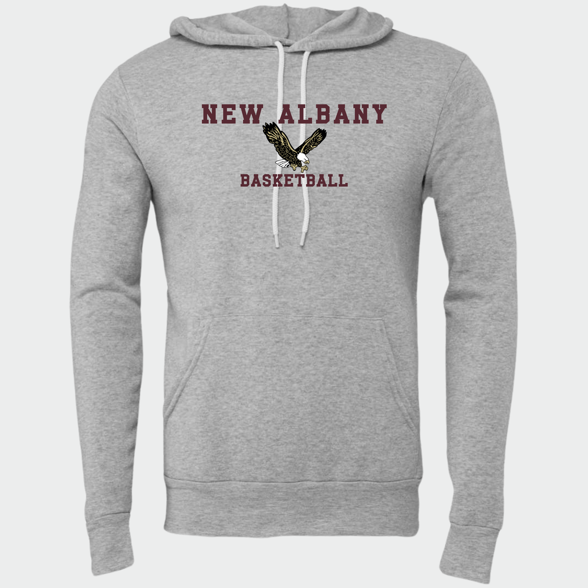NAGTB: New Albany Basketball, Sponge Fleece Hooded Sweatshirt