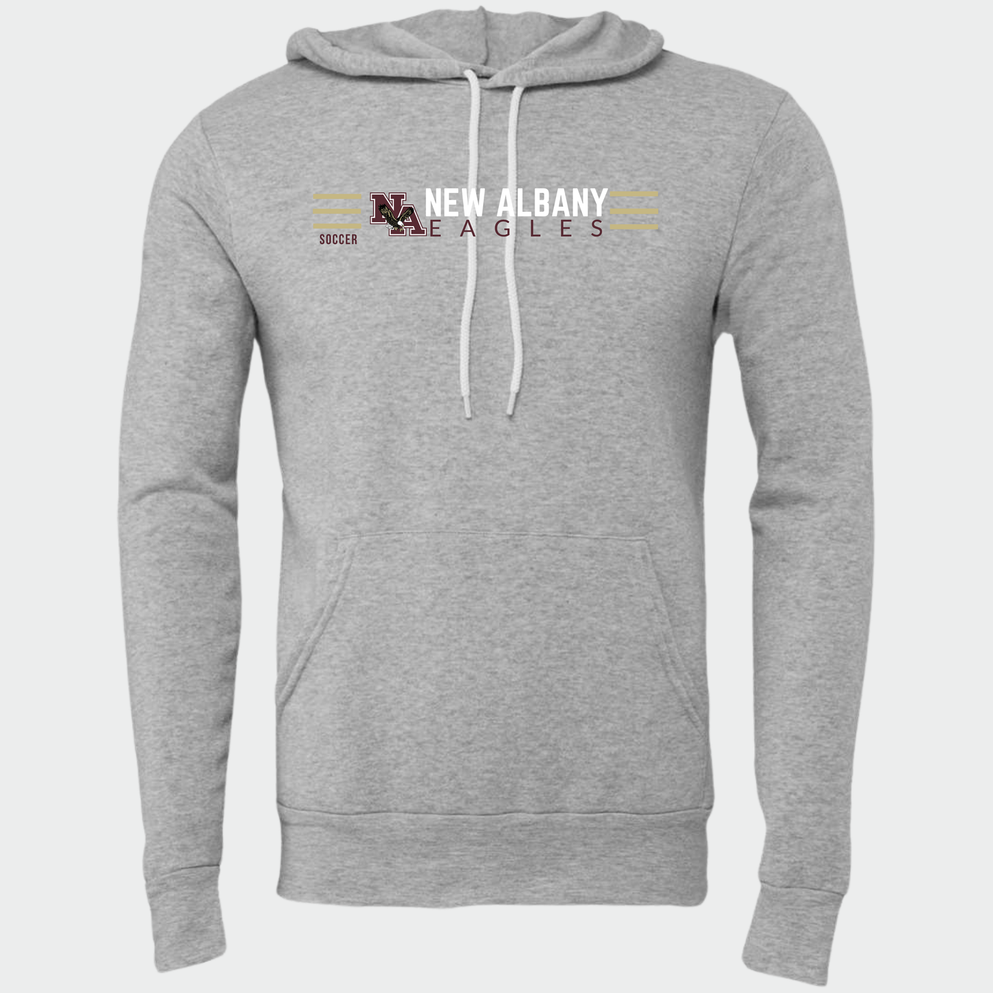 NAGS: New Albany Soccer, Sponge Fleece Hooded Sweatshirt