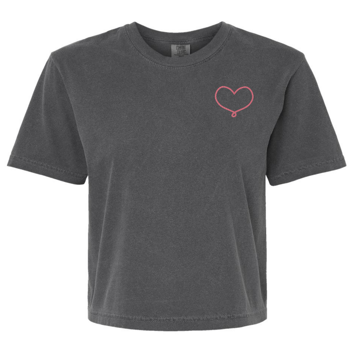 *marketing sample* Howdy Valentine Highland Cow Boxy T-Shirt - size adult medium