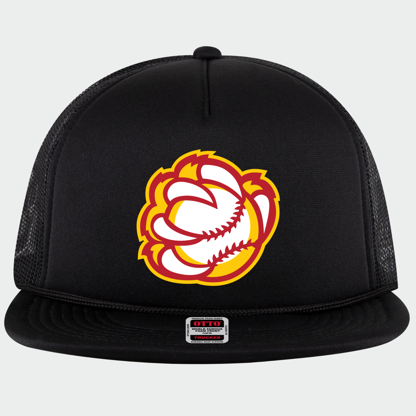 BRUINS: Baseball Claw Foam Flex-Bill Trucker Hat