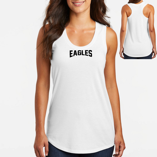 Powell Eagles: Women's Triblend Racerback Tank Top