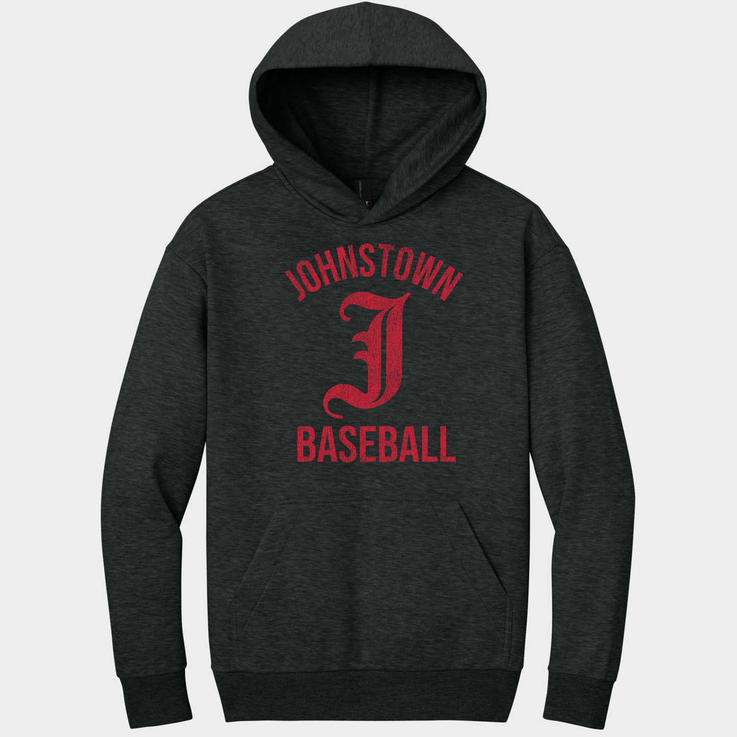 JTB: Old English J Heavyweight Hooded Sweatshirt *Distressed Print*