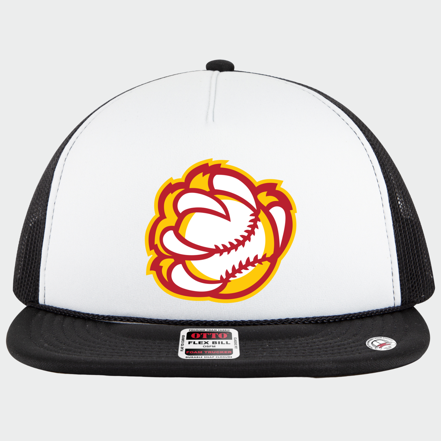 BRUINS: Baseball Claw Foam Flex-Bill Trucker Hat