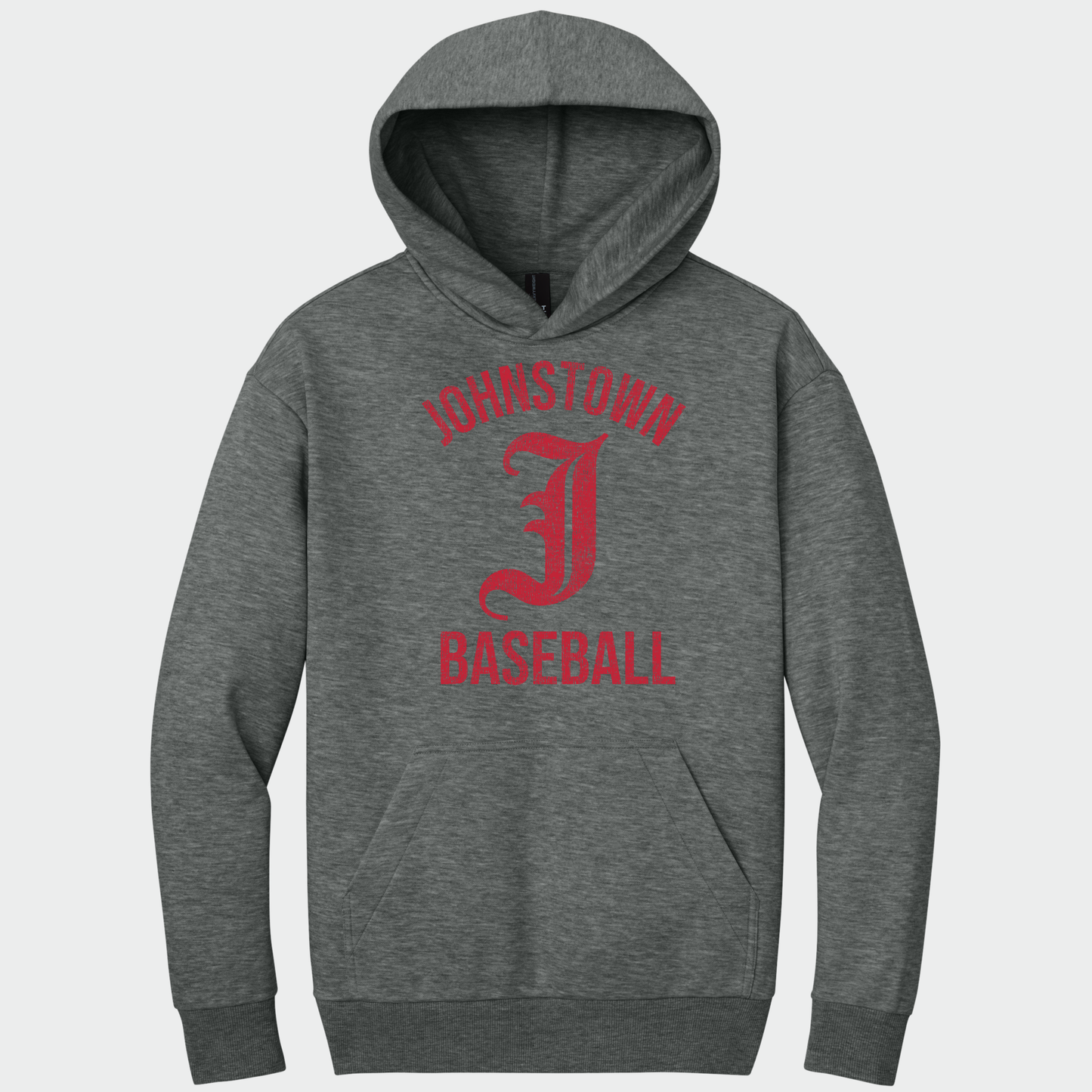 JTB: Old English J Heavyweight Hooded Sweatshirt *Distressed Print*