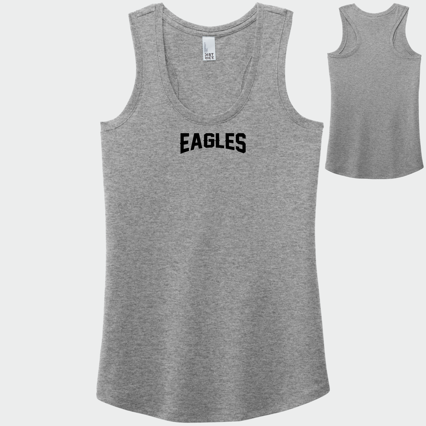 Powell Eagles: Women's Triblend Racerback Tank Top