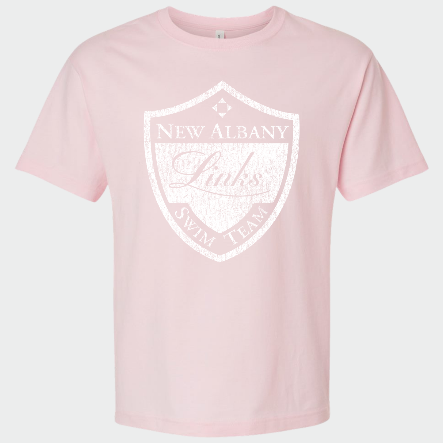 LINKSWIM: Distressed Crest 6oz Heavyweight T-Shirt