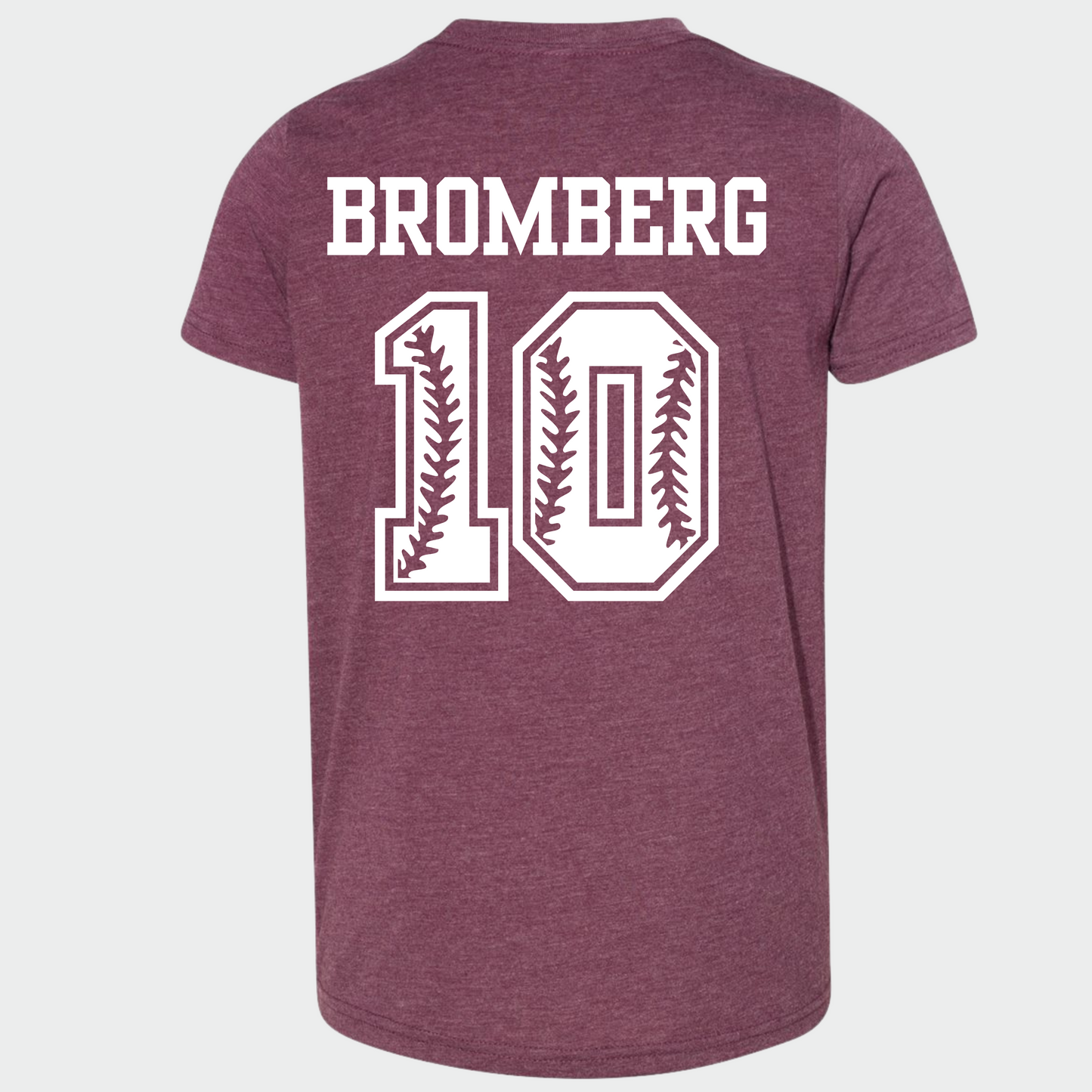 Baseball: Coquette Bow Number T-Shirt